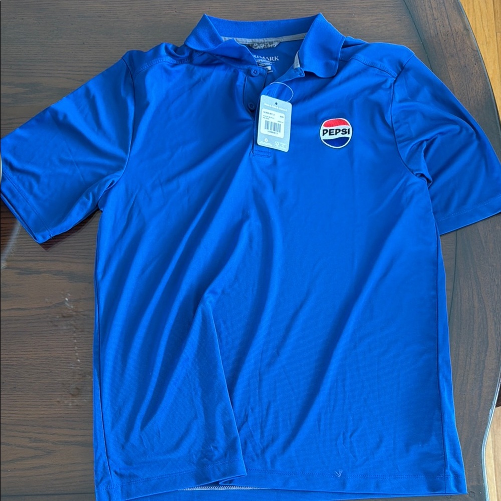 Pepsi Blue Logo Polo Shirt